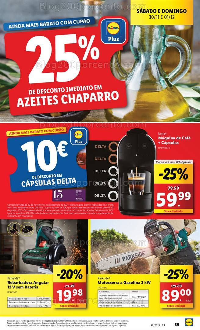 Antevisão Folheto LIDL Promoções de 28 novembro a 4 dezembro