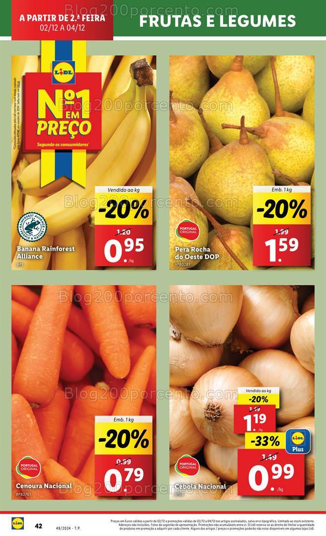 Antevisão Folheto LIDL Promoções de 2 a 4 dezembro