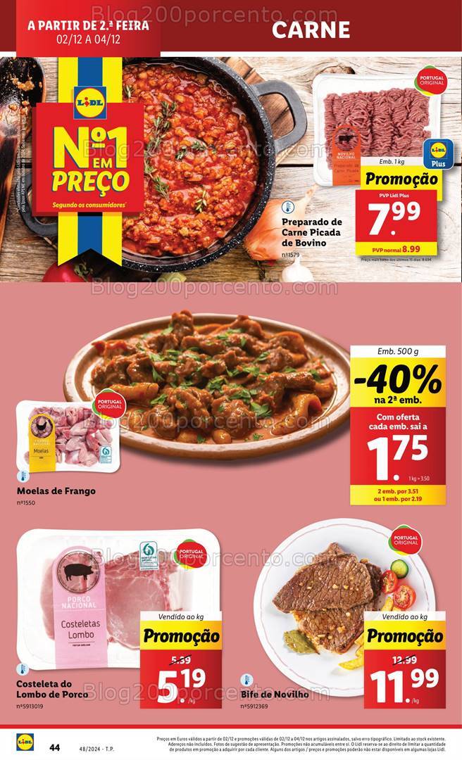 Antevisão Folheto LIDL Promoções de 2 a 4 dezembro