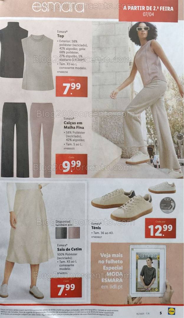 Antevisão Folheto LIDL Bazar Promoções de 7 a 13 abril