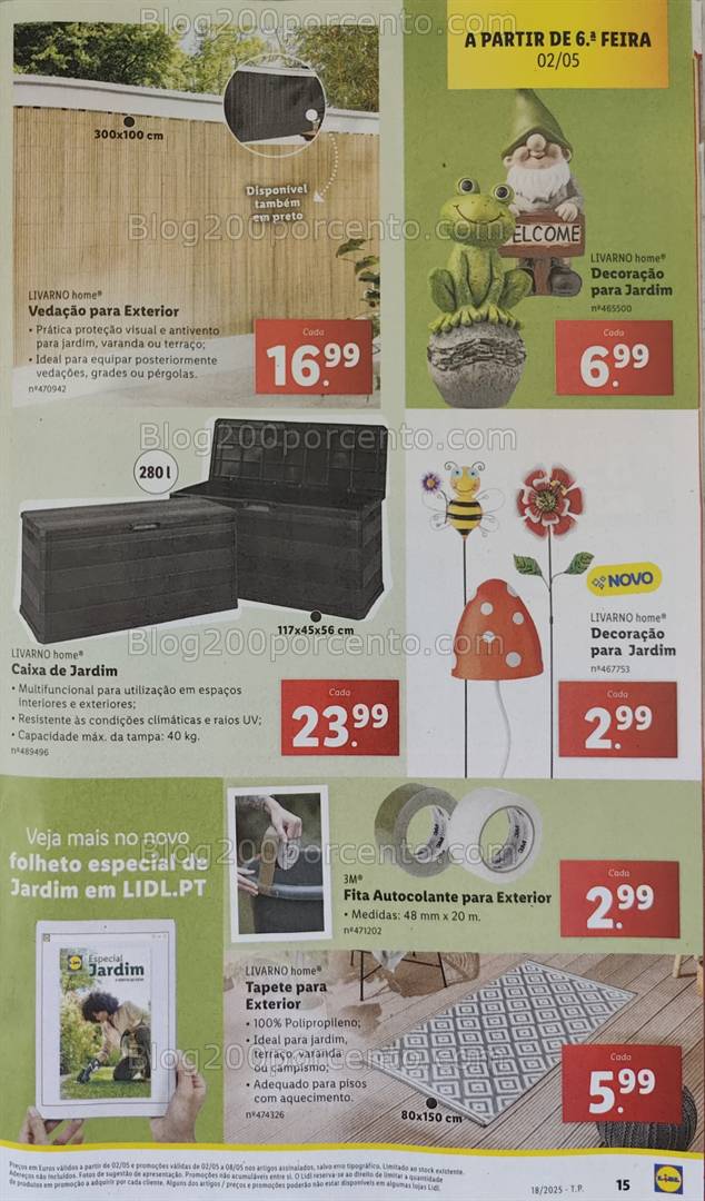 Antevisão Folheto LIDL Bazar Promoções de 2 a 8 maio
