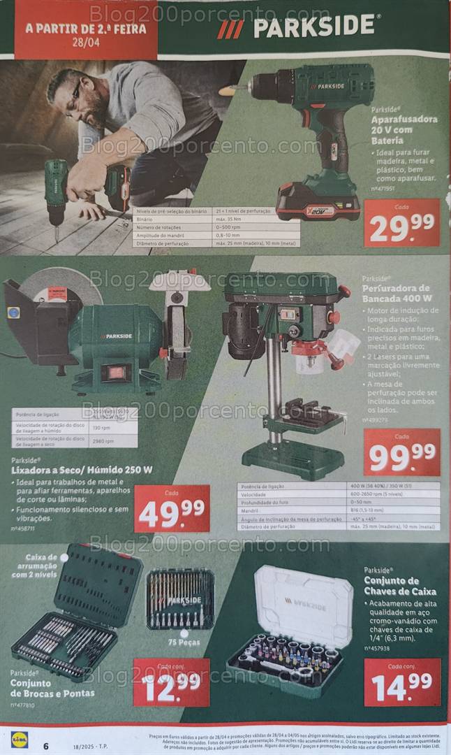 Antevisão Folheto LIDL Bazar Promoções de 28 abril a 8 maio