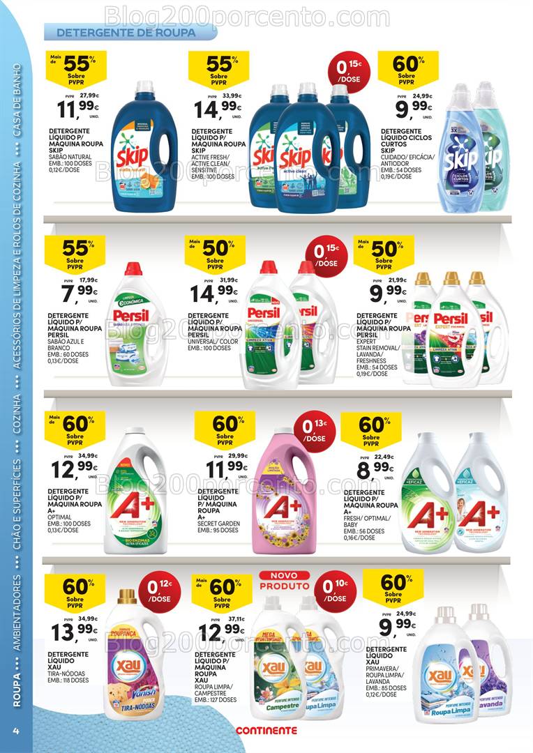 Antevisão Folheto CONTINENTE Limpeza do Lar - 18 fevereiro a 2 março