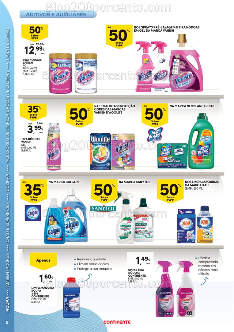 Antevisão Folheto CONTINENTE Limpeza do Lar - 18 fevereiro a 2 março