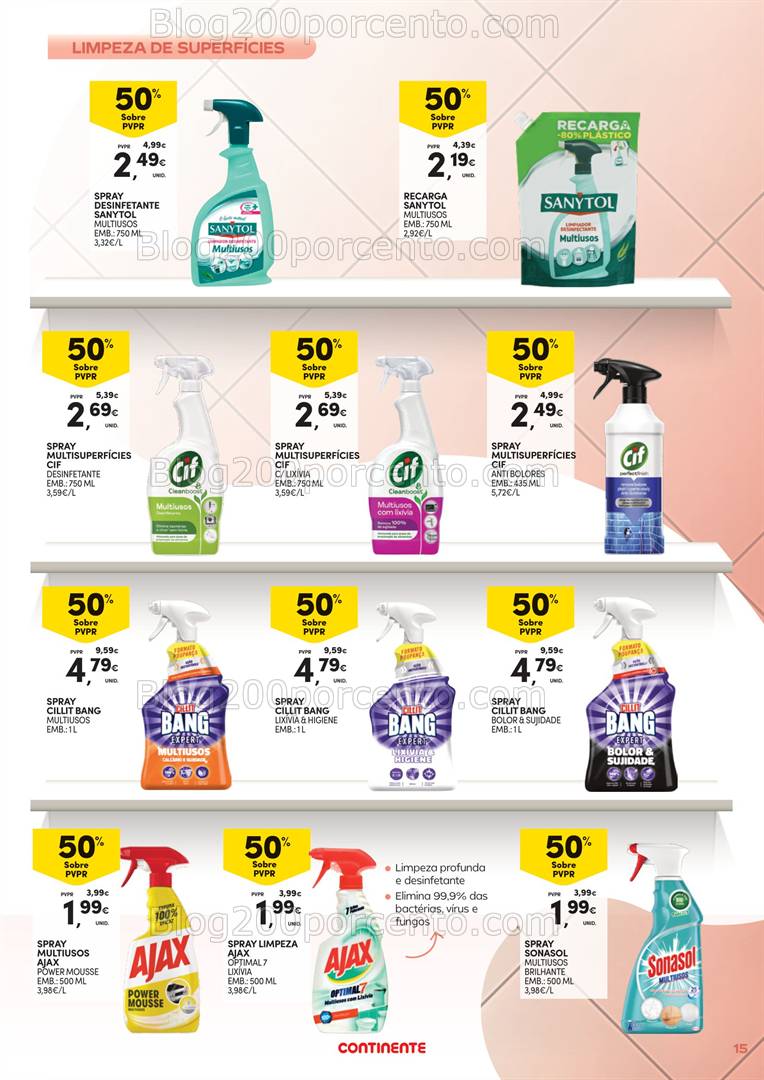 Antevisão Folheto CONTINENTE Limpeza do Lar - 18 fevereiro a 2 março