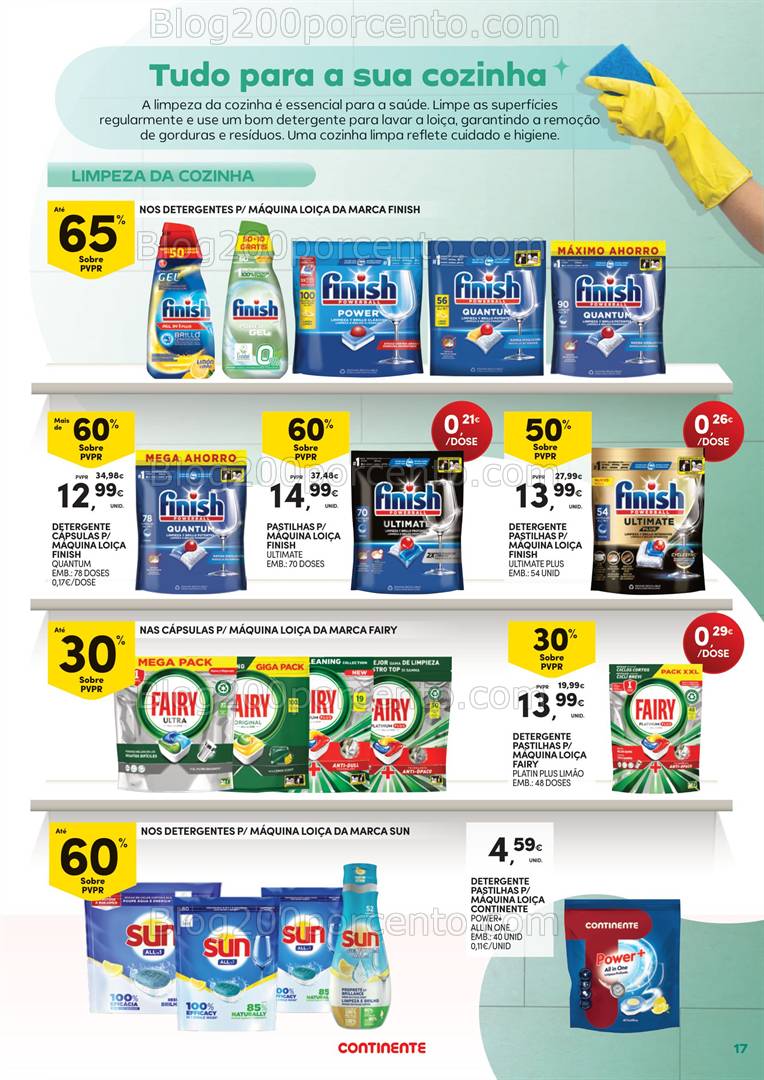 Antevisão Folheto CONTINENTE Limpeza do Lar - 18 fevereiro a 2 março