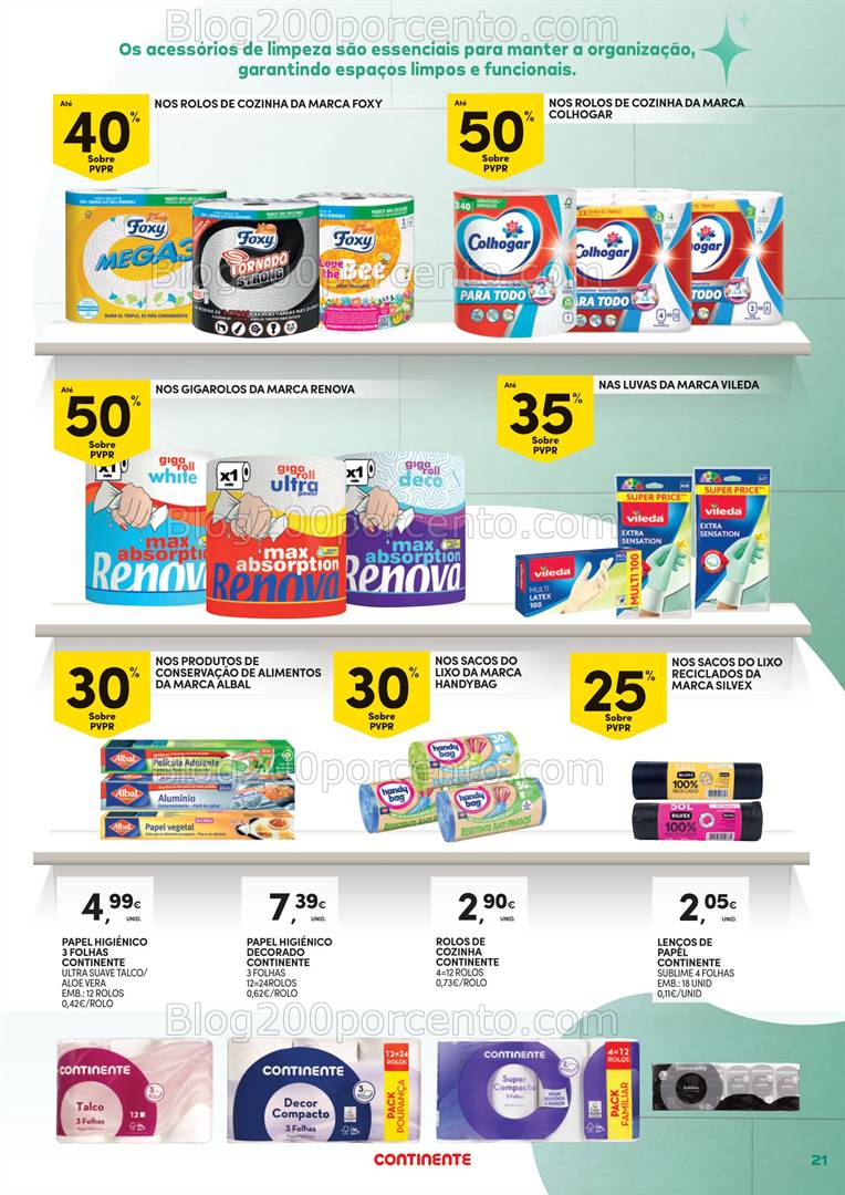 Antevisão Folheto CONTINENTE Limpeza do Lar - 18 fevereiro a 2 março