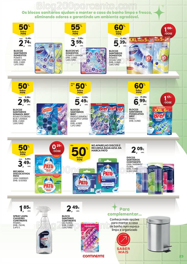 Antevisão Folheto CONTINENTE Limpeza do Lar - 18 fevereiro a 2 março