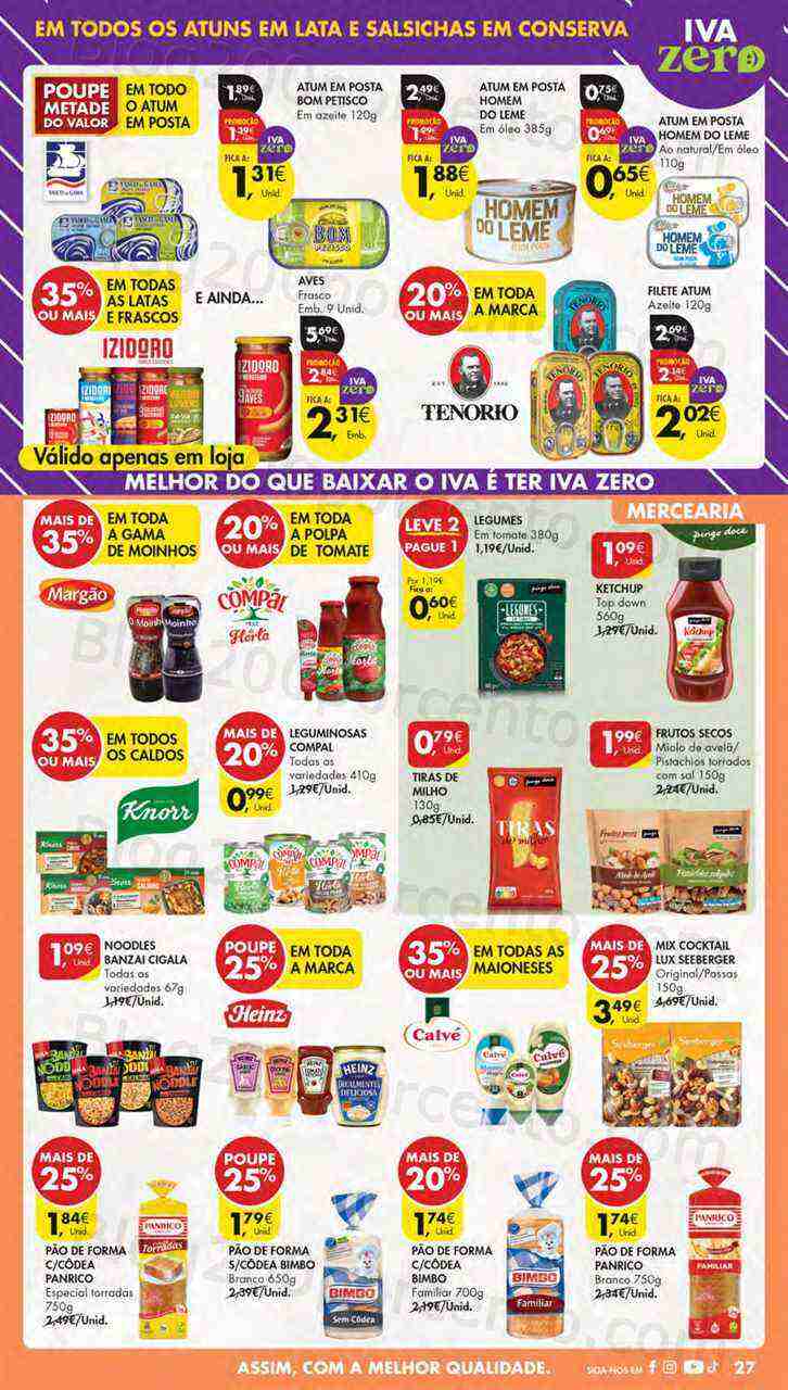 Antevisão Folheto PINGO DOCE Lojas Norte Promoções de 7 a 13 março