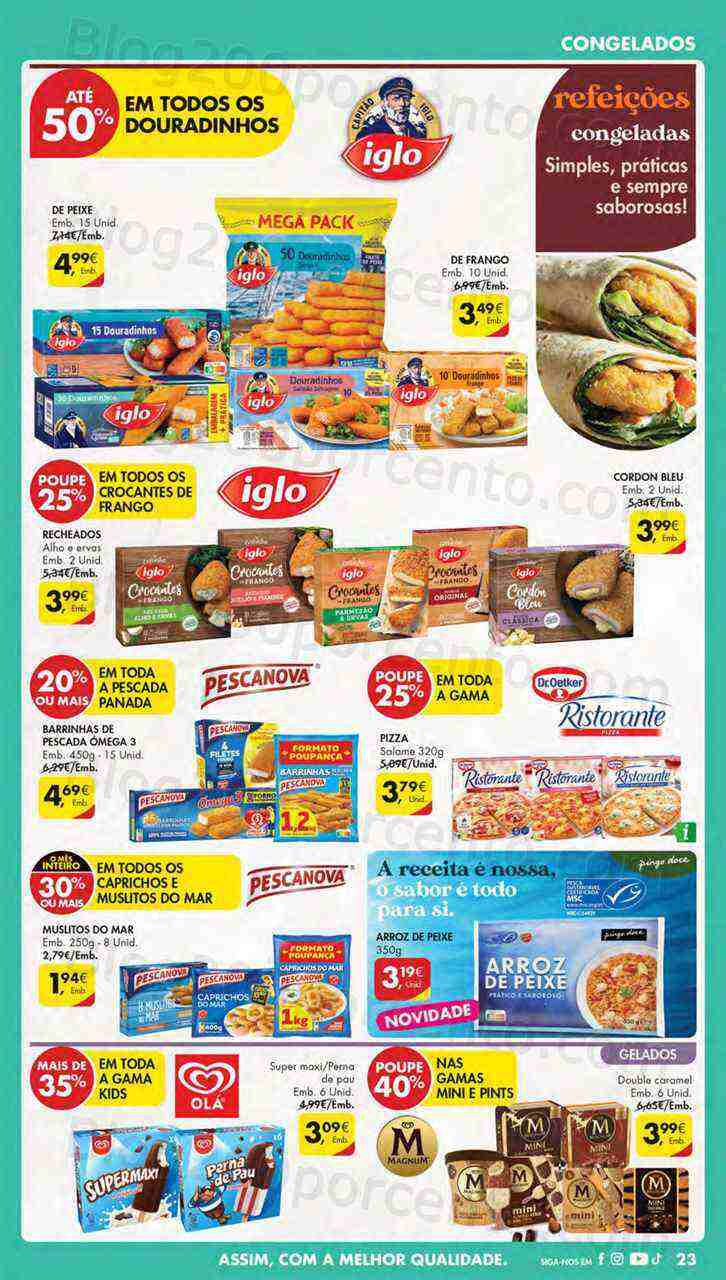 Antevisão Folheto PINGO DOCE Lojas Norte Promoções de 14 a 20 março