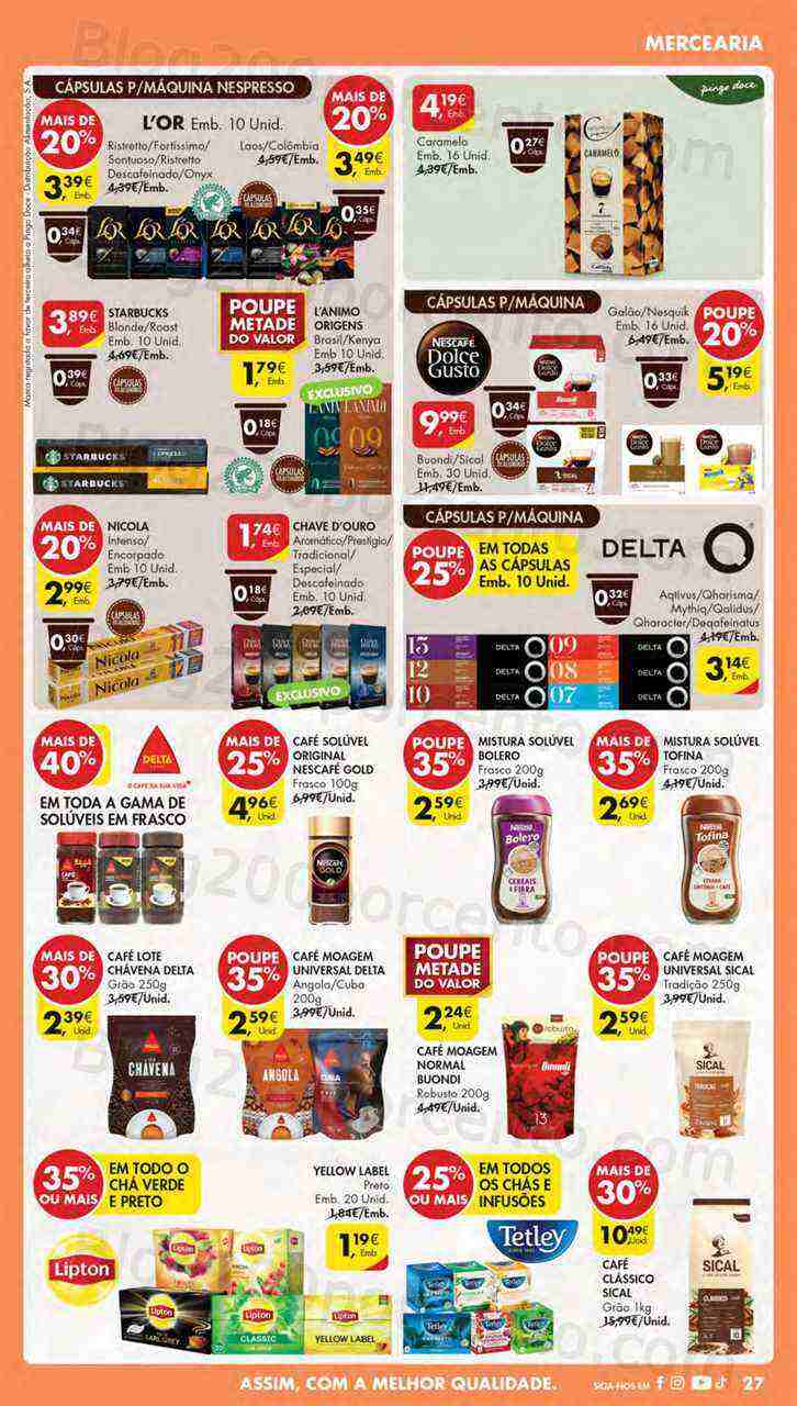 Antevisão Folheto PINGO DOCE Lojas Norte Promoções de 14 a 20 março