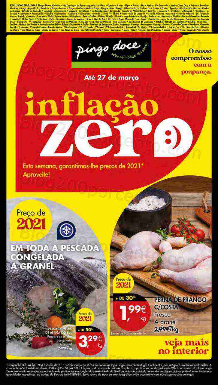 Antevisão Folheto PINGO DOCE Lojas Norte Promoções de 21 a 27 março