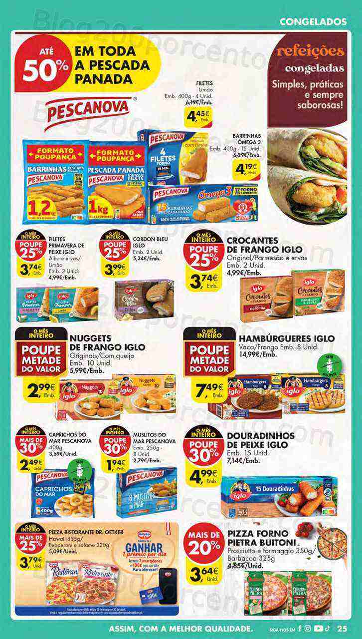 Antevisão Folheto PINGO DOCE Lojas Norte Promoções de 21 a 27 março