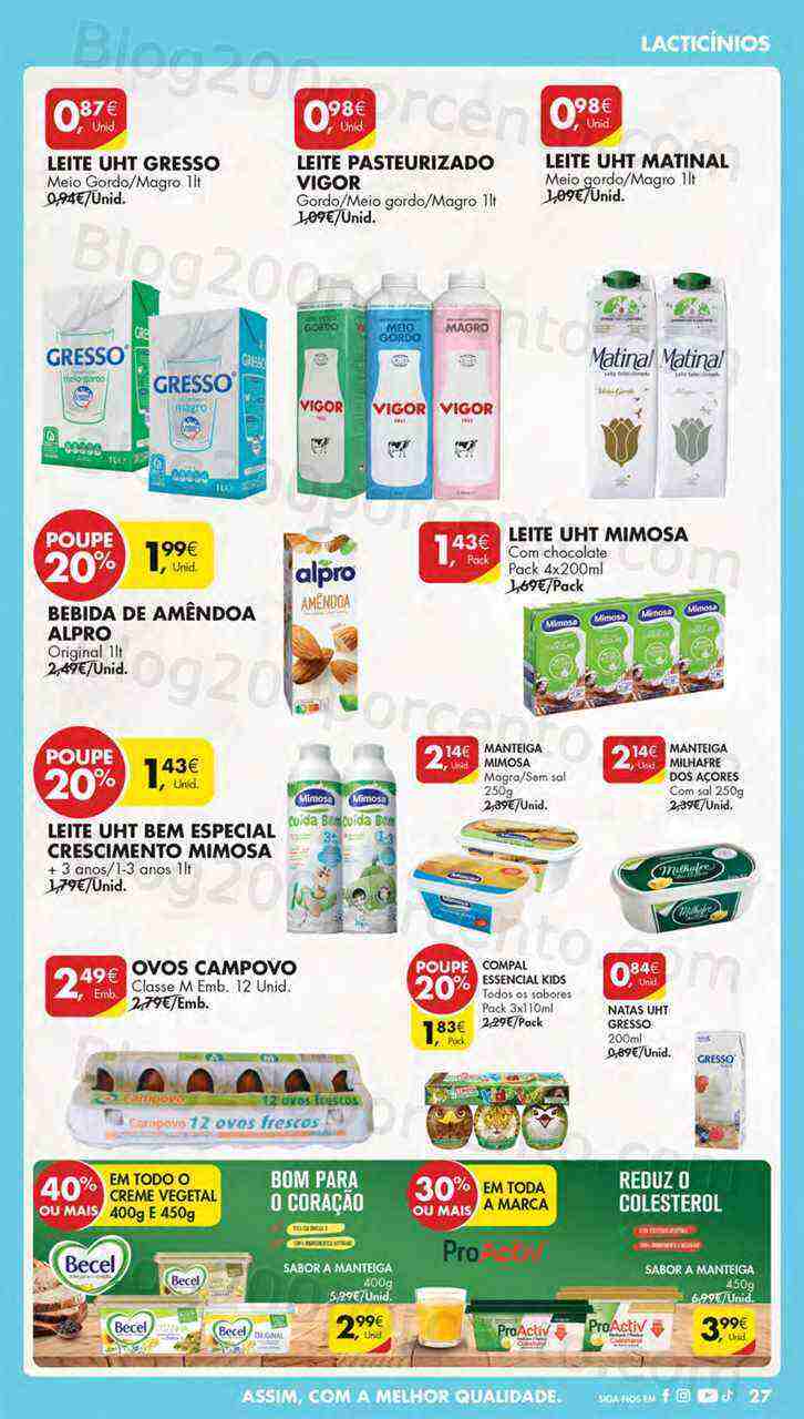 Antevisão Folheto PINGO DOCE Lojas Norte Promoções de 21 a 27 março