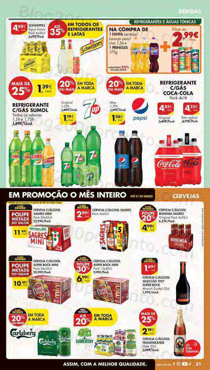 Antevisão Folheto PINGO DOCE Lojas Norte Promoções de 21 a 27 março