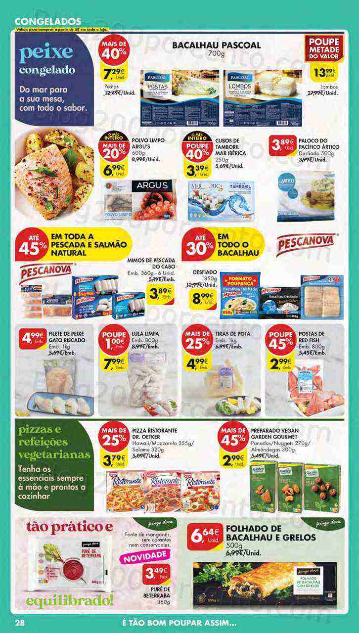 Antevisão Folheto PINGO DOCE Lojas Norte Promoções de 28 março a 3 abril