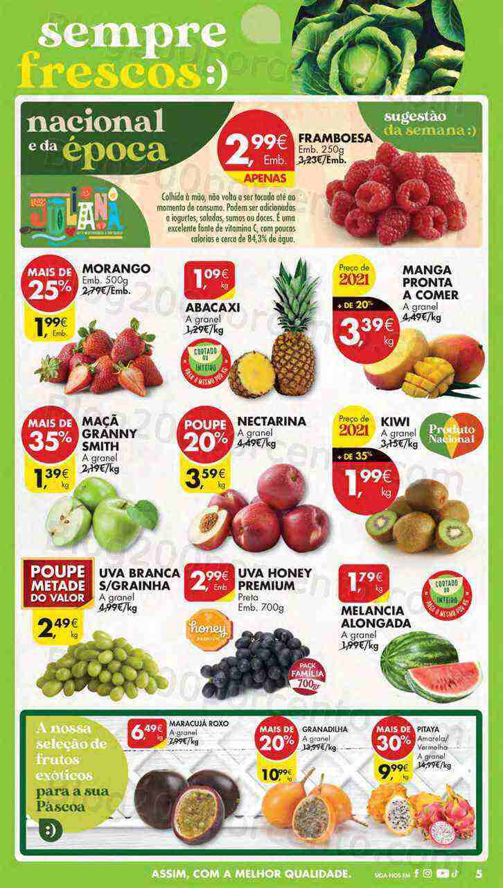 Antevisão Folheto PINGO DOCE Lojas Norte Promoções de 4 a 10 abril