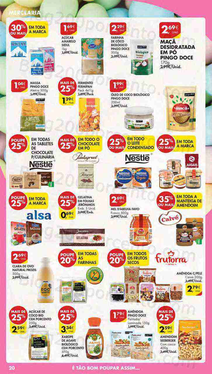 Antevisão Folheto PINGO DOCE Lojas Norte Promoções de 4 a 10 abril