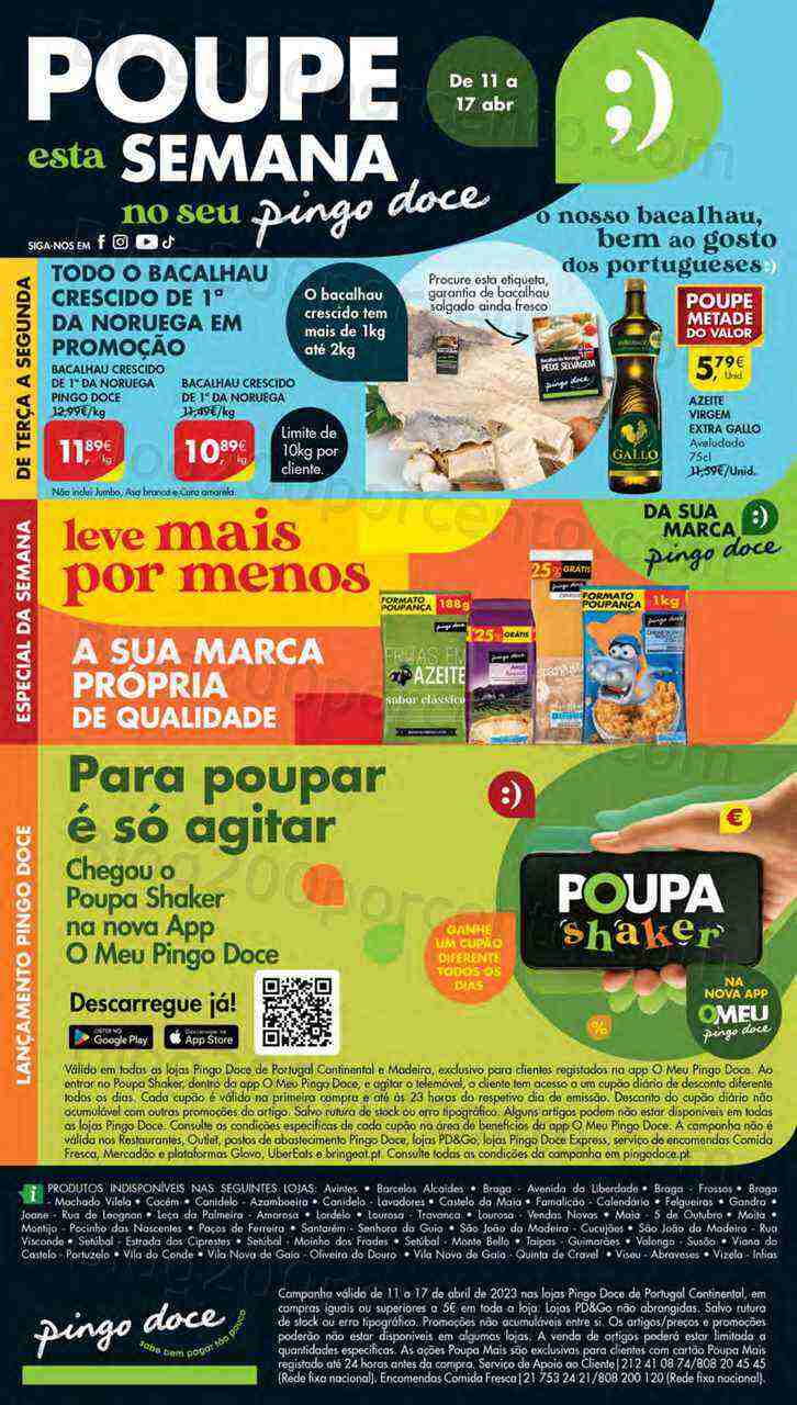 Antevisão Folheto PING DOCE Madeira Promoções de 11 a 17 abril