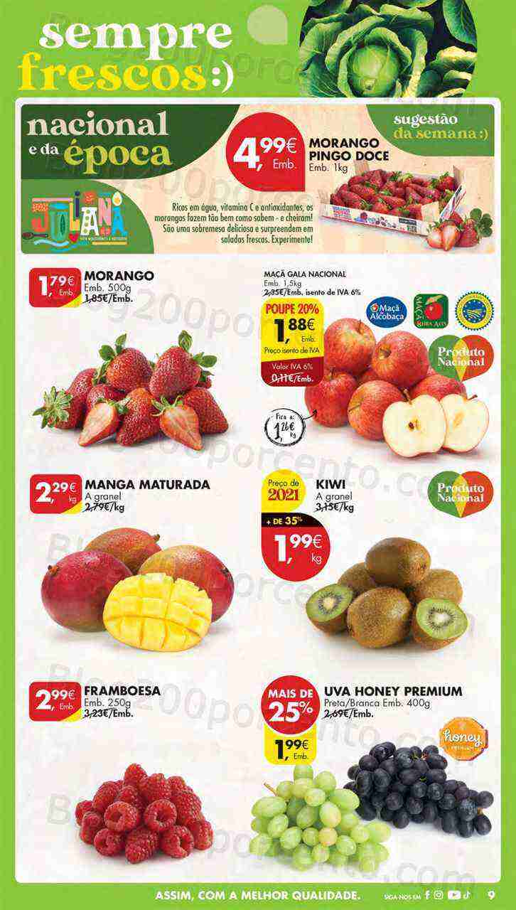 Antevisão Folheto PINGO DOCE Lojas Norte Promoções de 18 a 24 abril