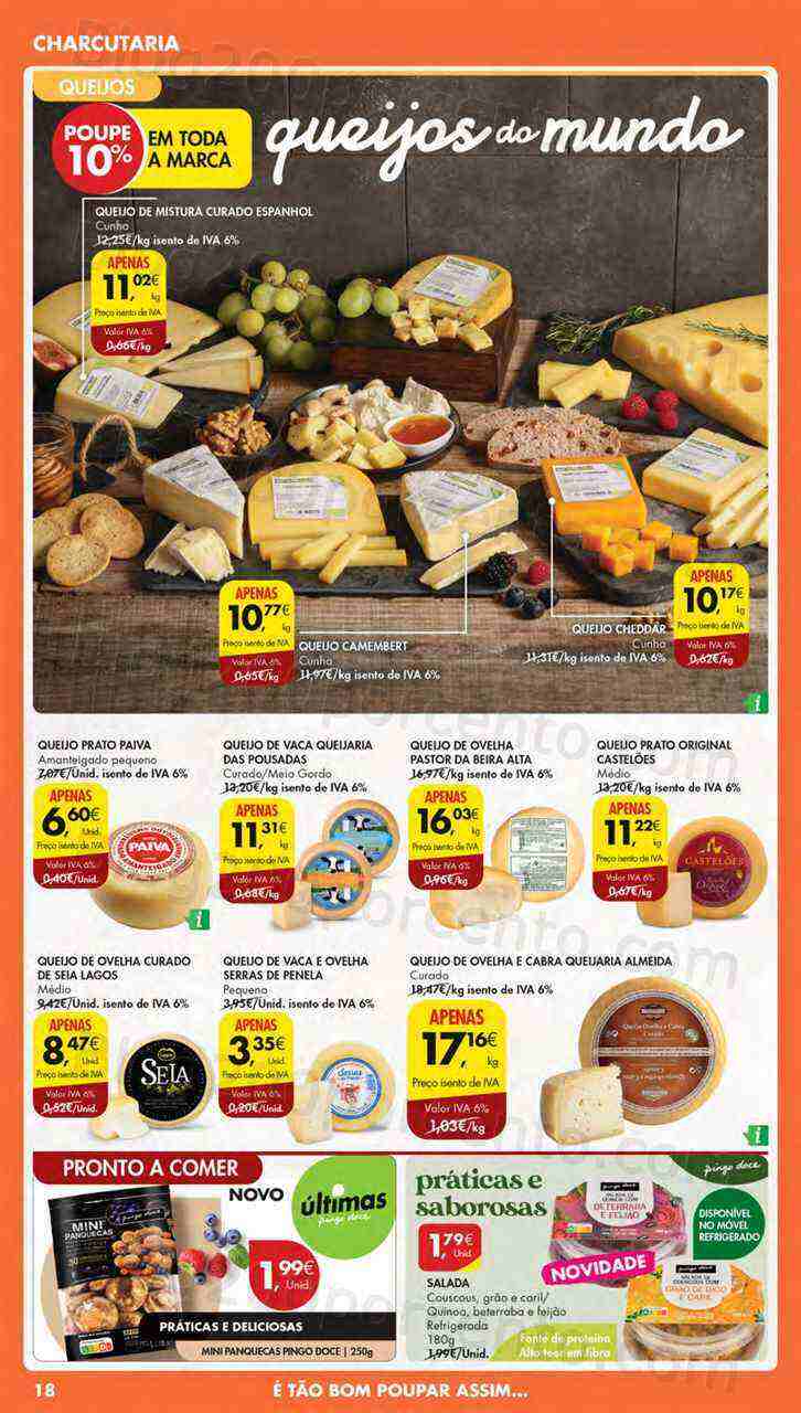 Antevisão Folheto PINGO DOCE Lojas Norte Promoções de 18 a 24 abril
