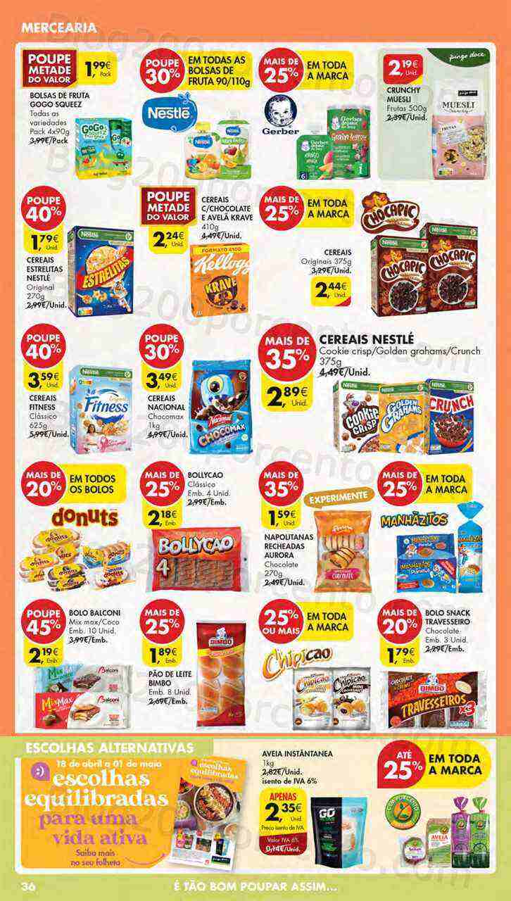 Antevisão Folheto PINGO DOCE Lojas Norte Promoções de 18 a 24 abril