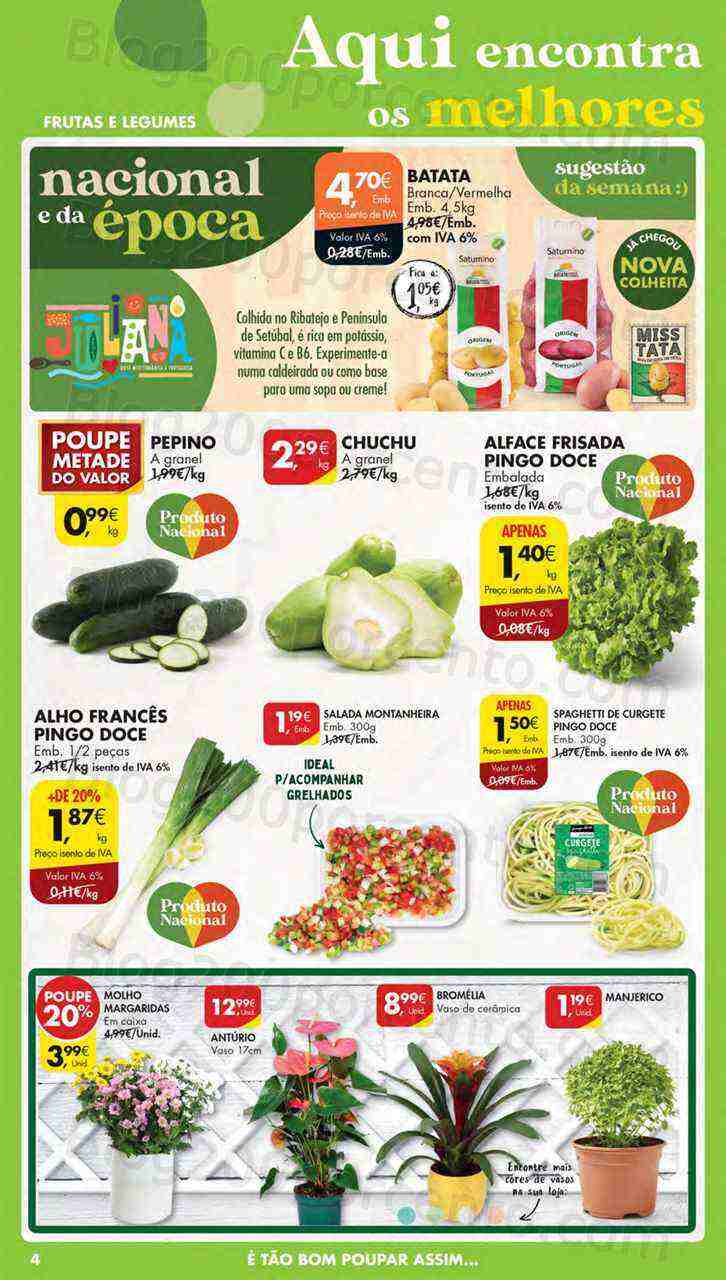 Antevisão Folheto PINGO DOCE Lojas Norte Promoções de 16 a 22 maio