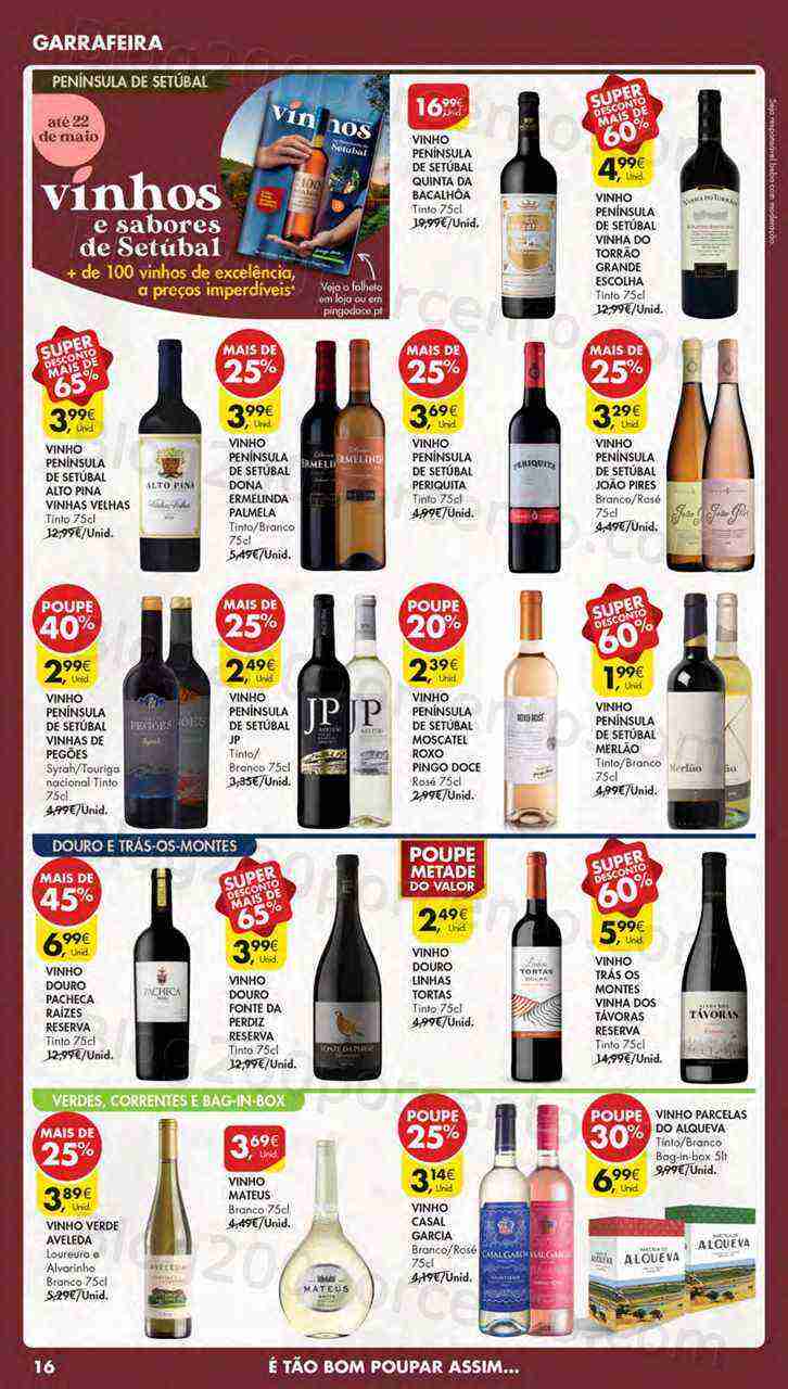 Antevisão Folheto PINGO DOCE Lojas Norte Promoções de 16 a 22 maio