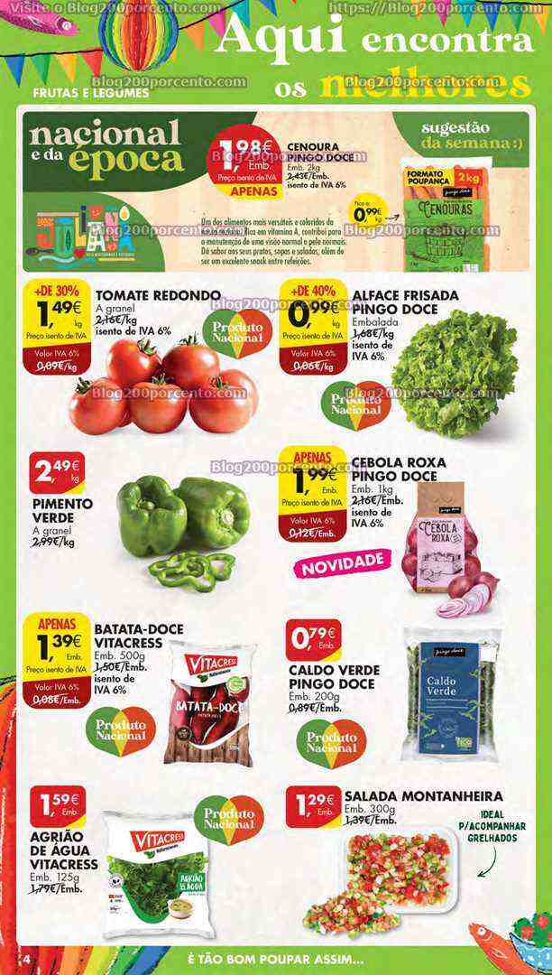 Antevisão Folheto PINGO DOCE Lojas Norte Promoções de 6 a 12 junho