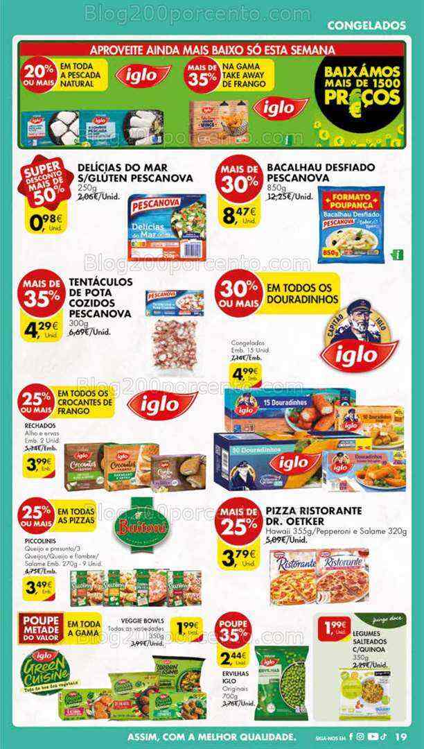 Antevisão Folheto PINGO DOCE Lojas Norte Promoções de 4 a 10 julho