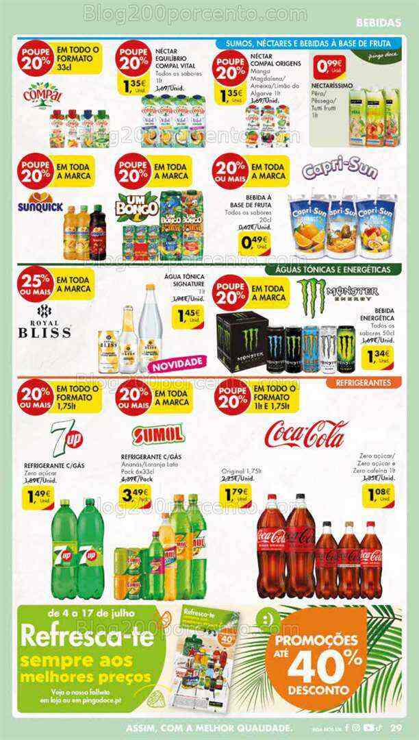 Antevisão Folheto PINGO DOCE Lojas Norte Promoções de 4 a 10 julho