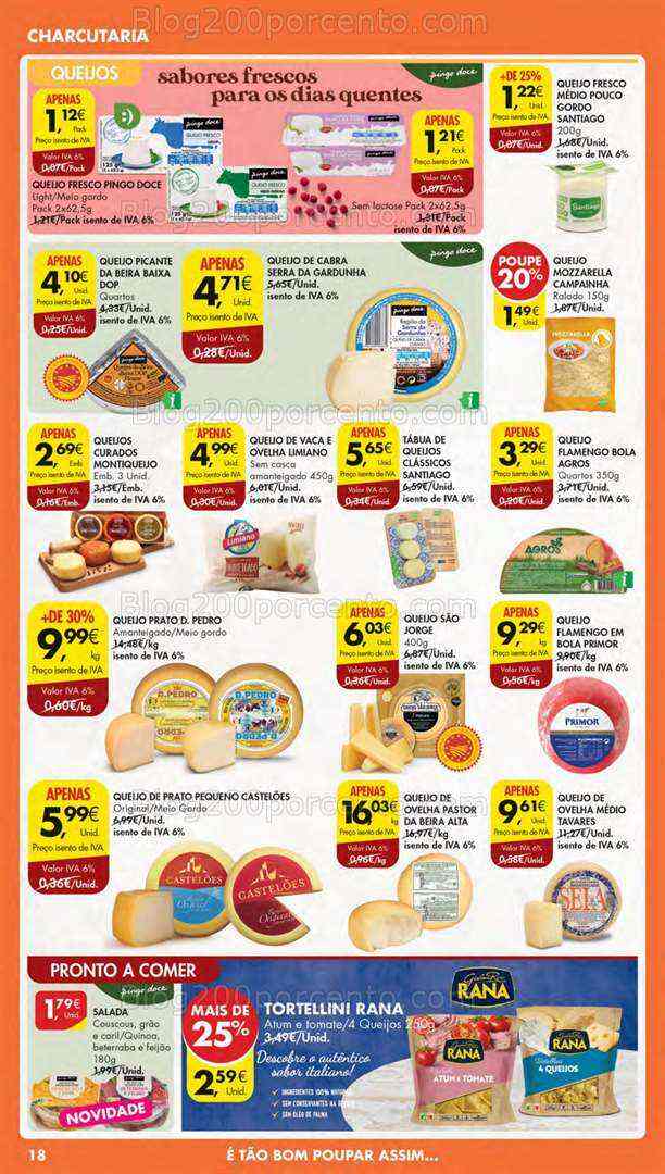 Antevisão Folheto PINGO DOCE Lojas Norte Promoções de 18 a 24 julho
