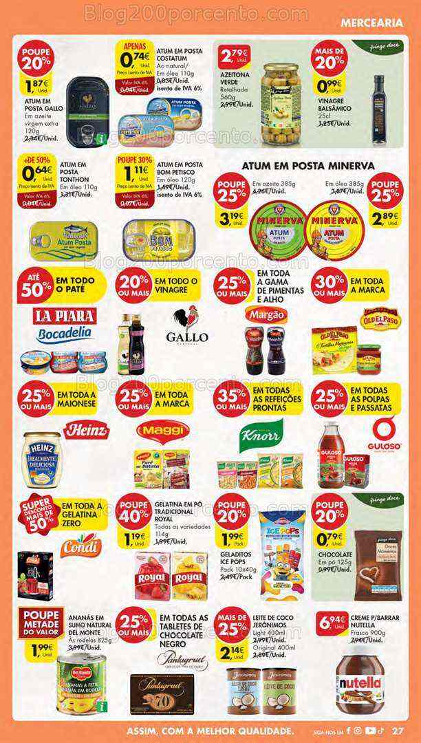 Antevisão Folheto PINGO DOCE Lojas Norte Promoções de 18 a 24 julho