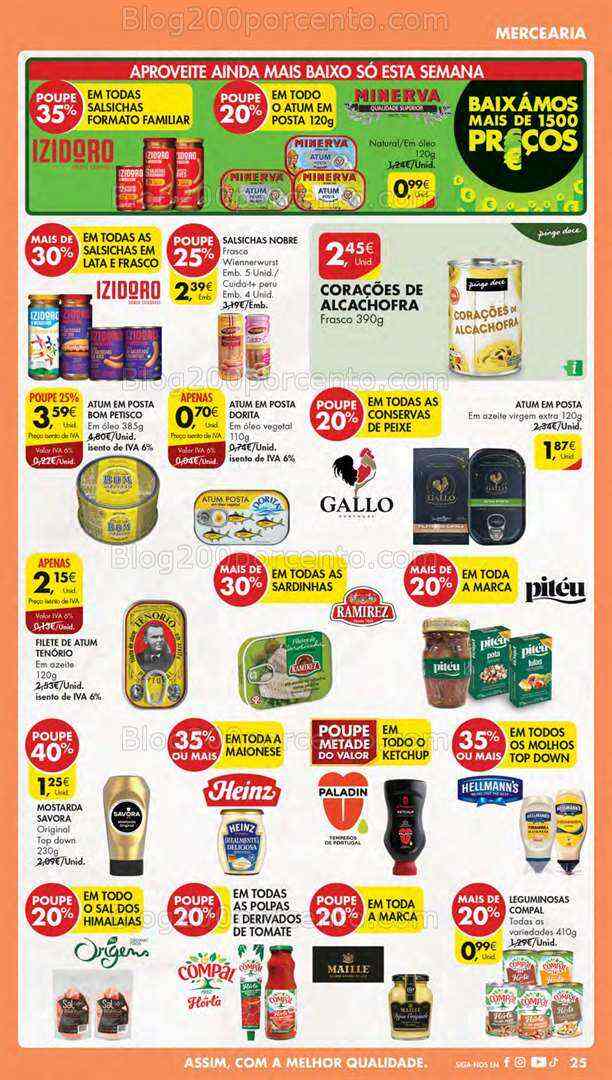 Antevisão Folheto PINGO DOCE Norte Promoções de 25 a 31 julho