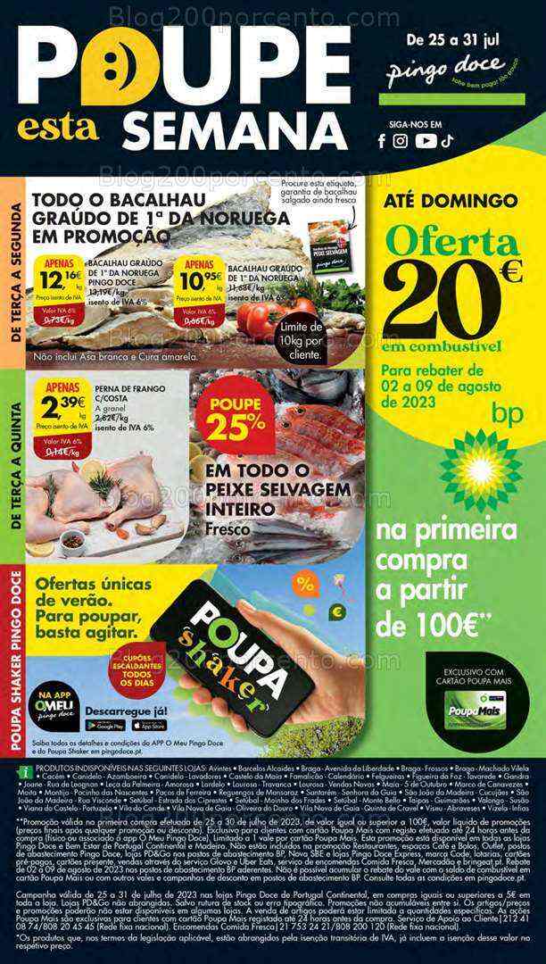 Antevisão Folheto PINGO DOCE Norte Promoções de 25 a 31 julho