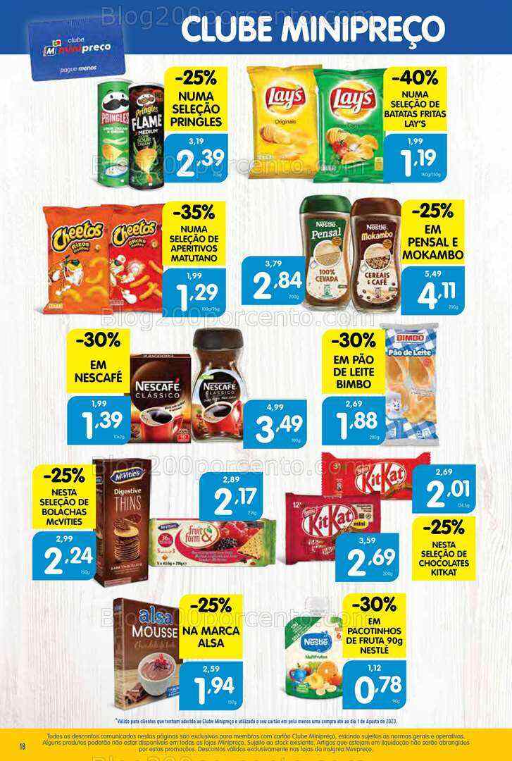 Antevisão Folheto MINIPREÇO Promoções de 3 a 9 agosto