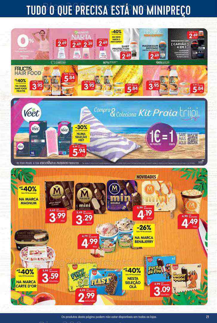 Antevisão Folheto MINIPREÇO Promoções de 3 a 9 agosto