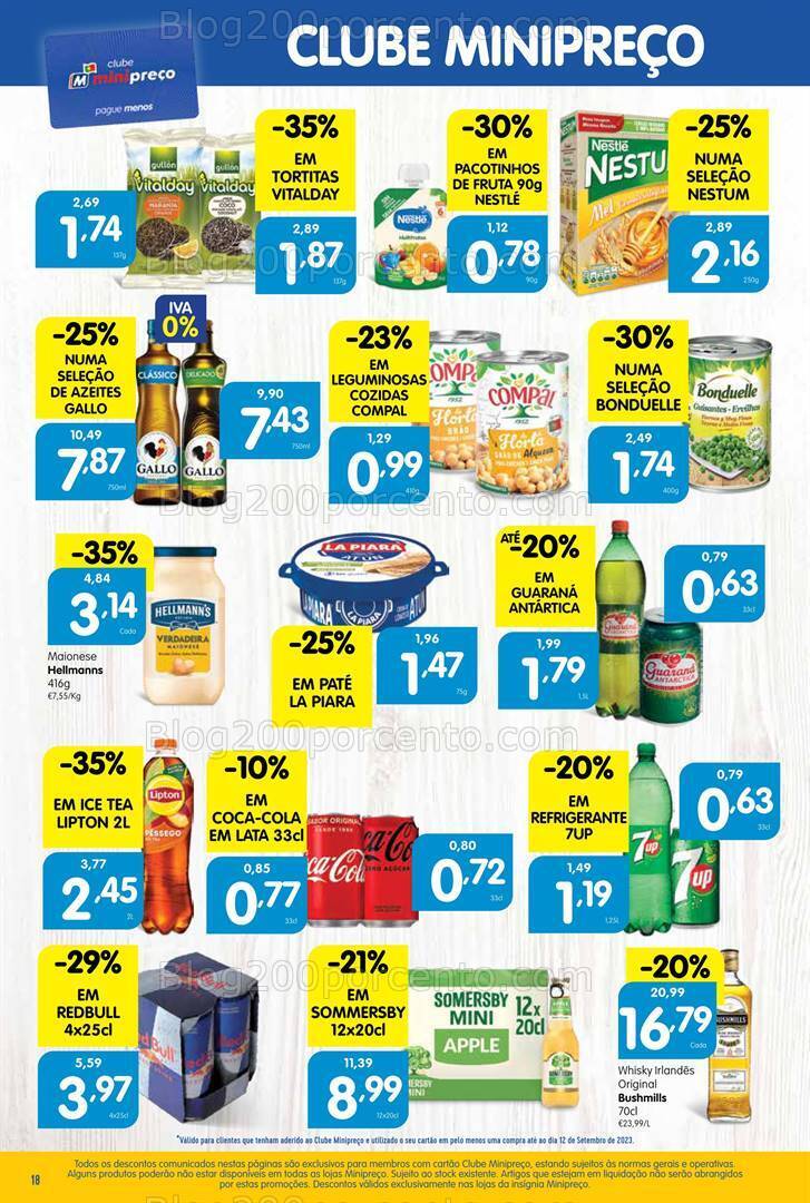 Antevisão Folheto MINIPREÇO Promoções de 14 a 20 setembro