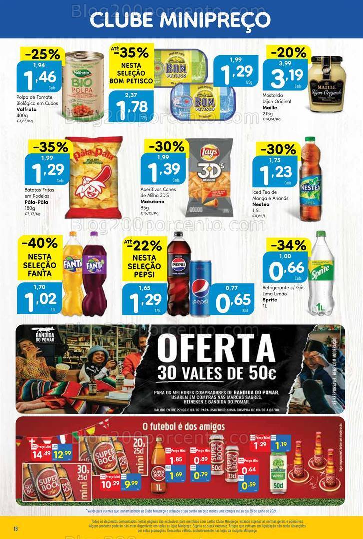 Antevisão Folheto MINIPREÇO Promoções de 27 junho a 3 julho