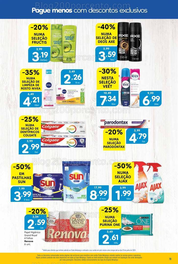Antevisão Folheto MINIPREÇO Promoções de 27 junho a 3 julho
