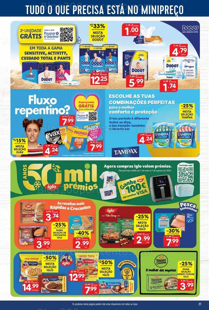 Antevisão Folheto MINIPREÇO Promoções de 27 junho a 3 julho