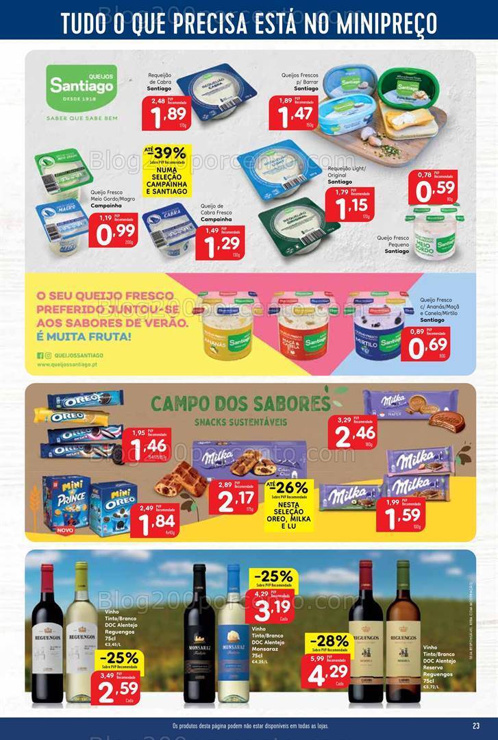 Antevisão Folheto MINIPREÇO Promoções de 27 junho a 3 julho