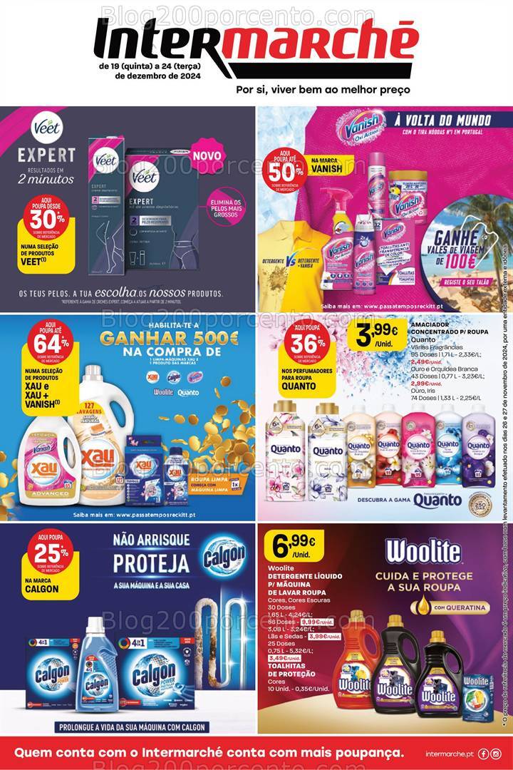 Antevisão Folheto INTERMARCHÉ Higiene Promoções de 19 a 24 dezembro