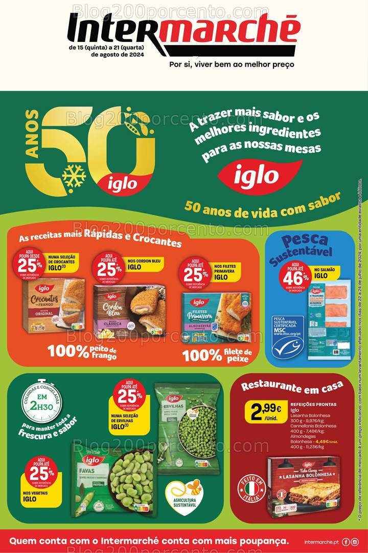 Antevisão Folheto INTERMARCHÉ Extra Promoções de 15 a 21 agosto