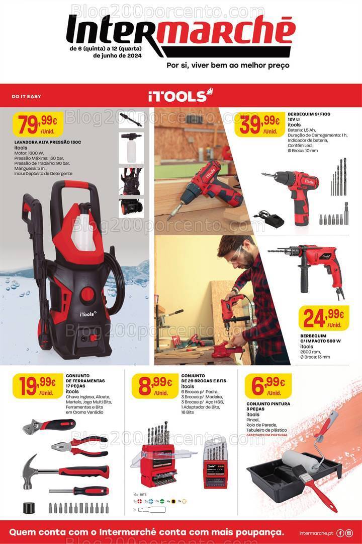 Antevisão Folheto INTERMARCHÉ Bazar Promoções de 6 a 12 junho
