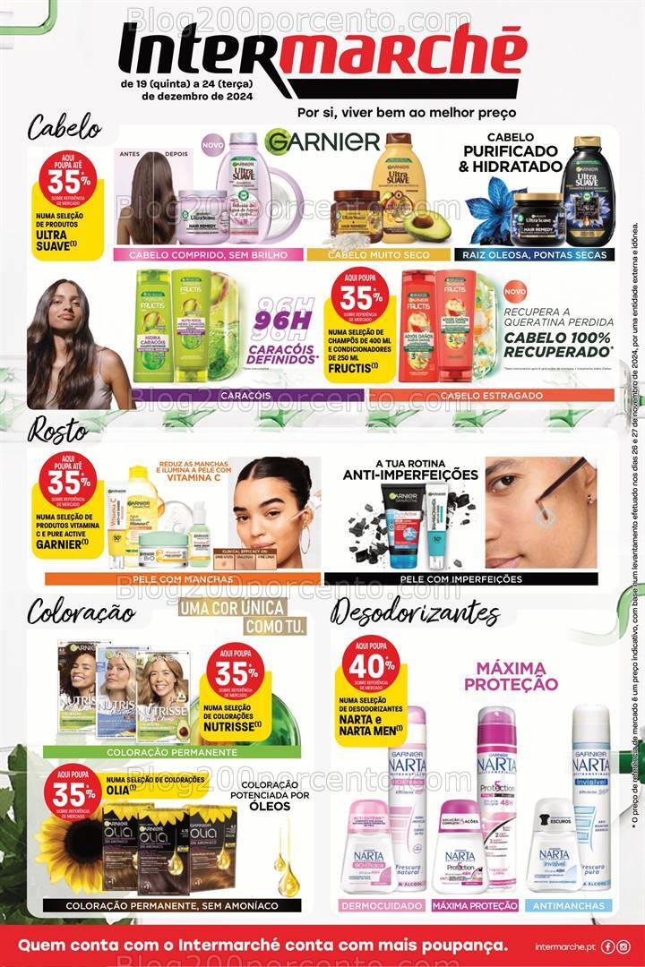 Antevisão Folheto INTERMARCHÉ Beleza Promoções de 19 a 24 dezembro