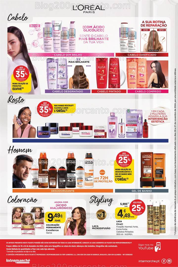 Antevisão Folheto INTERMARCHÉ Beleza Promoções de 19 a 24 dezembro