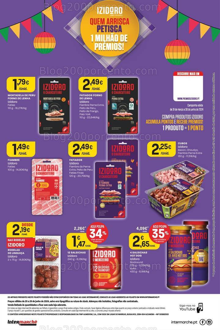 Antevisão Folheto INTERMARCHÉ Extra Promoções de 20 a 26 junho