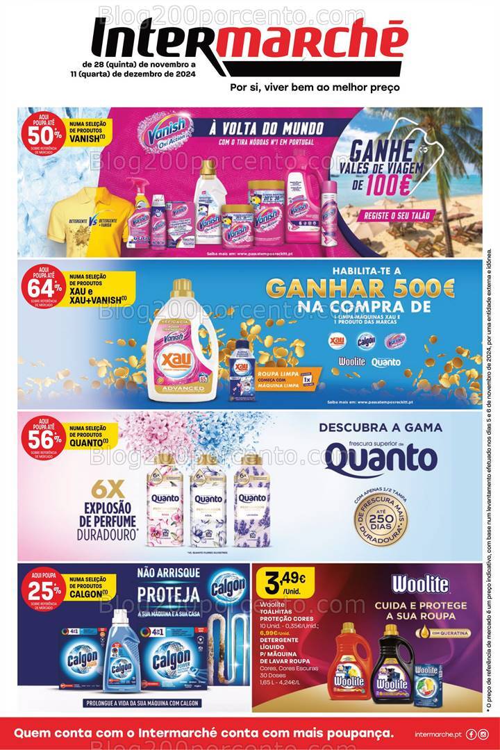 Antevisão Folheto INTERMARCHÉ Especial Higiene Promoções até 11 dezembro