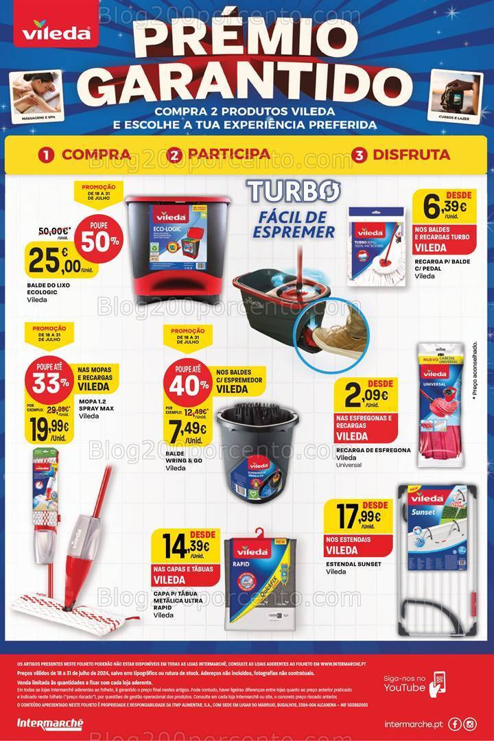 Antevisão Folheto INTERMARCHÉ Especial Vileda Promoções de 12 a 18 setembro